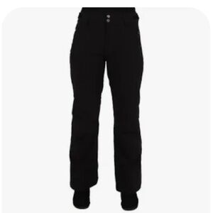 Fera Women's waterproof mid rise ski pant,  Slimline insulation. Black. 12R. NWT